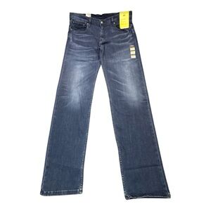 38x38 Levi’s Men's 502 STRETCH Flex REGULAR TAPER Fit JEANS BLUE Performance NWT
